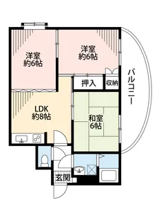 シャトークレインヒル【3階】の間取り