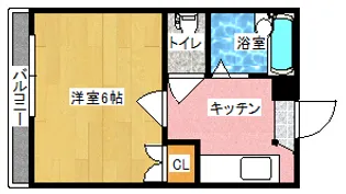 マンションTATUTA【2階】の間取り