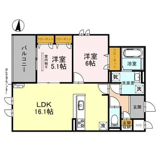 Arcobaleno(アルコバレーノ)【3階】の間取り