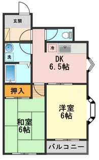 アーバンパレス安斉【3階】の間取り