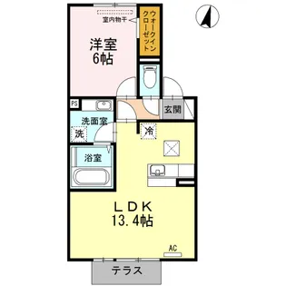 エクセルK III【2階】の間取り