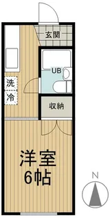 佐竹ハイツ【2階】の間取り