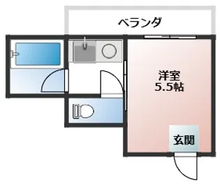 サンライズ伊伝居【3階】の間取り