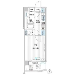 カスタリア目黒平町【5階】の間取り