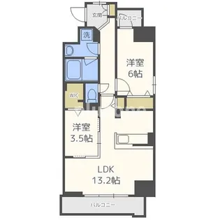 サンセール海老江【6階】の間取り