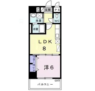 コーラルストーン泊【3階】の間取り