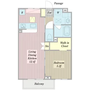 Salire(サリーレ)【2階】の間取り