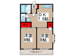 ドミール白幡【3階】の間取り