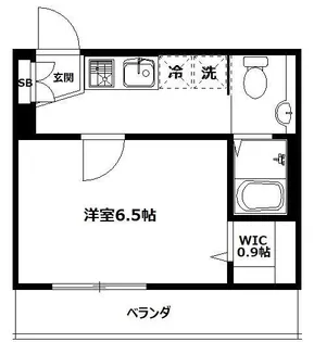 Mレーヴ【1階】の間取り