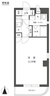 ピアリッジ恵比寿【4階】の間取り