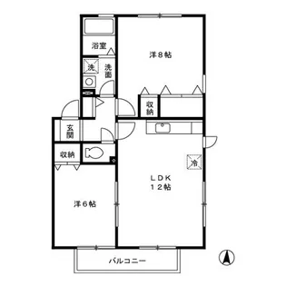 シェソワ久が原【2階】の間取り