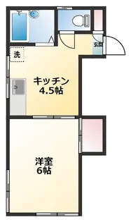 第3コーポ市瀬【1階】の間取り