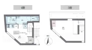 プラティーク神楽坂dual【4階】の間取り