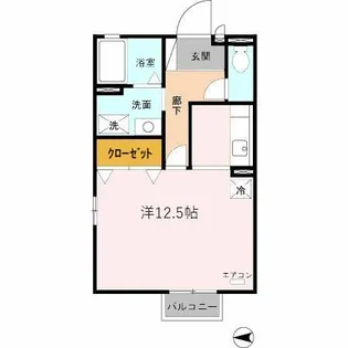 シェソワ【1階】の間取り