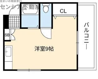 寺本マンション【4階】の間取り