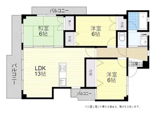 ステイブル明野【1階】の間取り