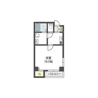 グランパシフィック今里【1階】の間取り