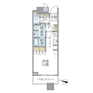 ブリリアタワーズ目黒ノース【14階】の間取り