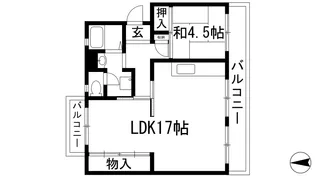中山五月台11号棟【5階】の間取り