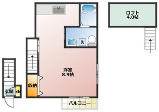 アイランドレジデンスII【2階】の間取り