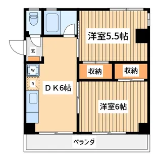 滝口マンション【3階】の間取り