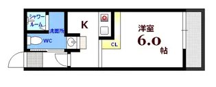 ヤマシタ6ビル【2階】の間取り