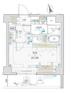 ブライズ神楽坂DUE【2階】の間取り