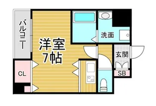 TOYOTOMI STAY Premium神戸湊川公園【10階】の間取り