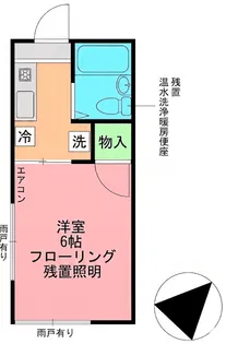 グリーンヒルズ和田【1階】の間取り