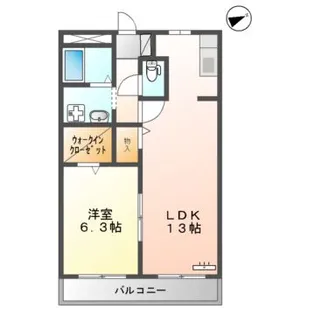 晃耀館(コウヨウカン)【3階】の間取り