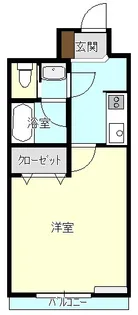 タウンコート大通【5階】の間取り