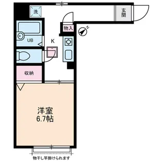 ストリームフラッツ【1階】の間取り