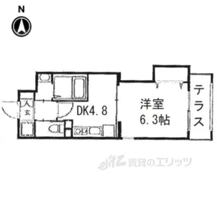 トゥリオ・イン【1階】の間取り