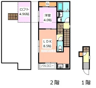 Casa Felice A【2階】の間取り