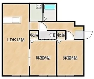 ドミール市野【2階】の間取り
