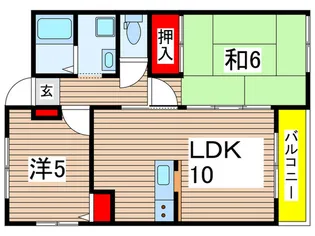プレサージュS【2階】の間取り