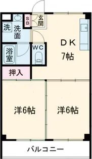 エステートKOUWA【2階】の間取り