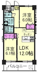 福富リングマンション【5階】の間取り