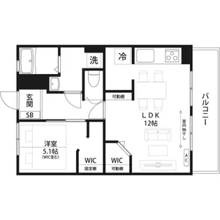 千歳台パークハイツ【1階】の間取り