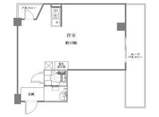 赤坂キャステール【9階】の間取り