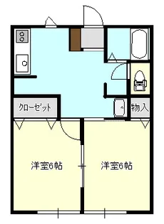 ラフォーレ【2階】の間取り