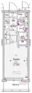 ガーラ・リバーサイド横濱南【9階】の間取り