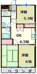 メゾンドゥルミエール【4階】の間取り