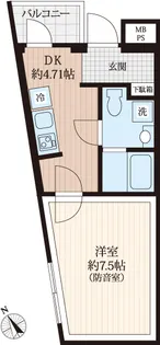 「防音マンション」ラシクラスInfina 上板橋の間取り
