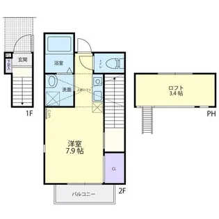 Harvest PalaceIII【2階】の間取り
