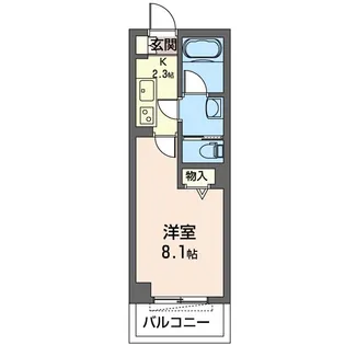 ディアマンテス五井【2階】の間取り