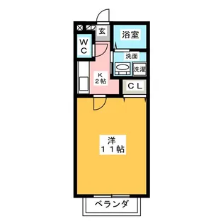 ネオソレイユ【1階】の間取り
