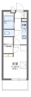 レオパレスフォレスト【2階】の間取り