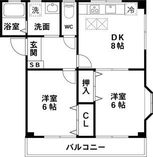 ラ・クラッセ【2階】の間取り