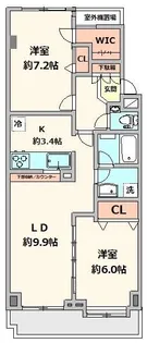 ストークマンション磯子壹番館【4階】の間取り